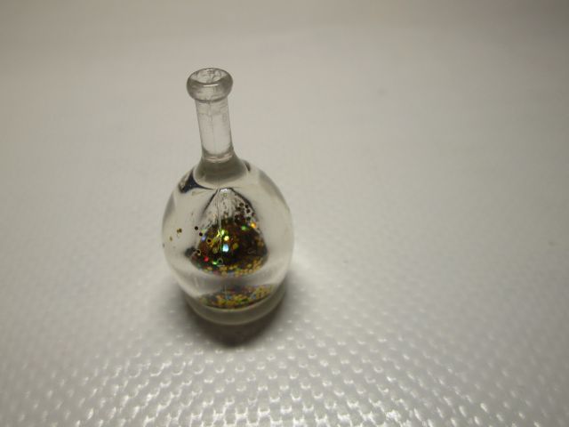 Flasche Pirat mit Boden und Goldflitter 38610000FGO